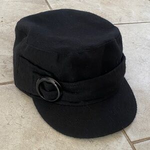 Mudd Vintage Black Buckle Y2K Hat